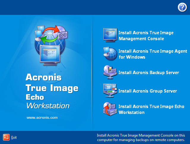 acronis true image workstation echo windows 7