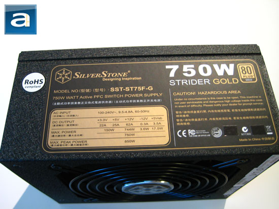 SilverStone Strider Gold ST75F-G 750W report