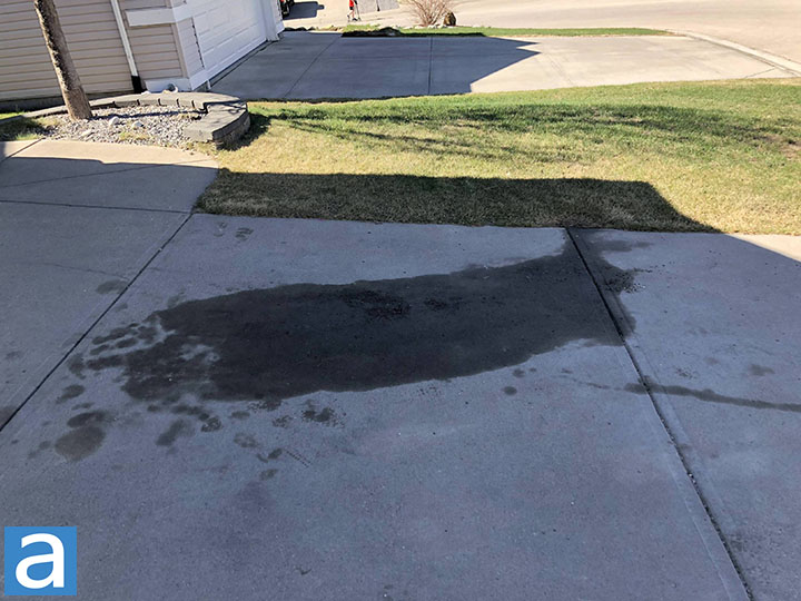 How to protect driveway from oil drips