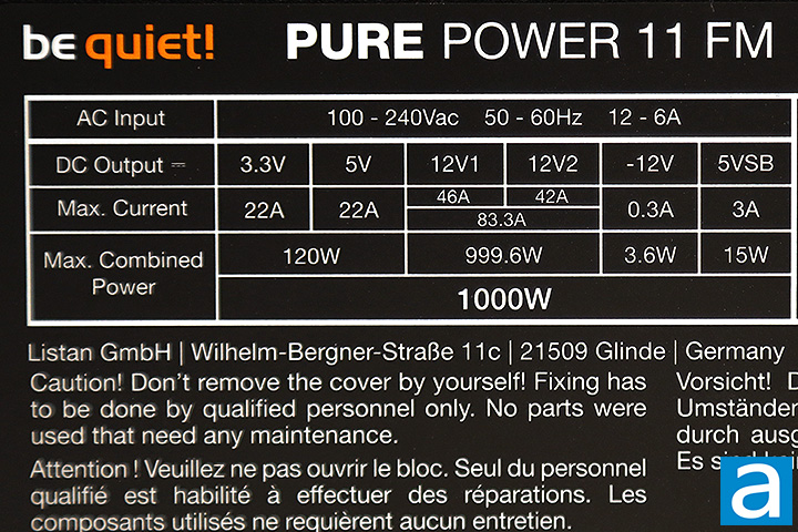 be quiet! Pure Power 11 FM 750W Report (Page 1 of 4)