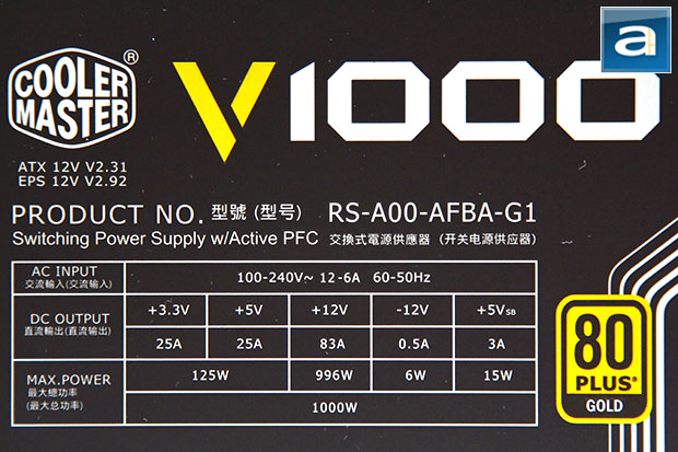 Cooler Master V1000 1000W (Page 2 of 4) | Reports | APH Networks