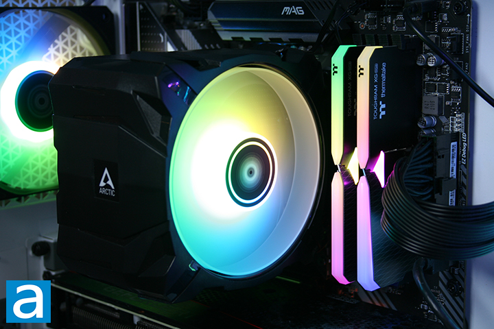 Arctic Liquid Freezer II 240 A-RGB Review Test setup and results