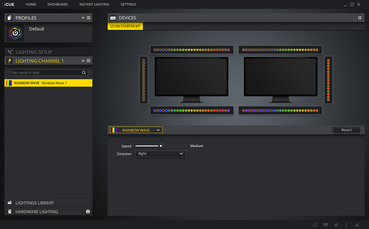 Corsair icue online ls100