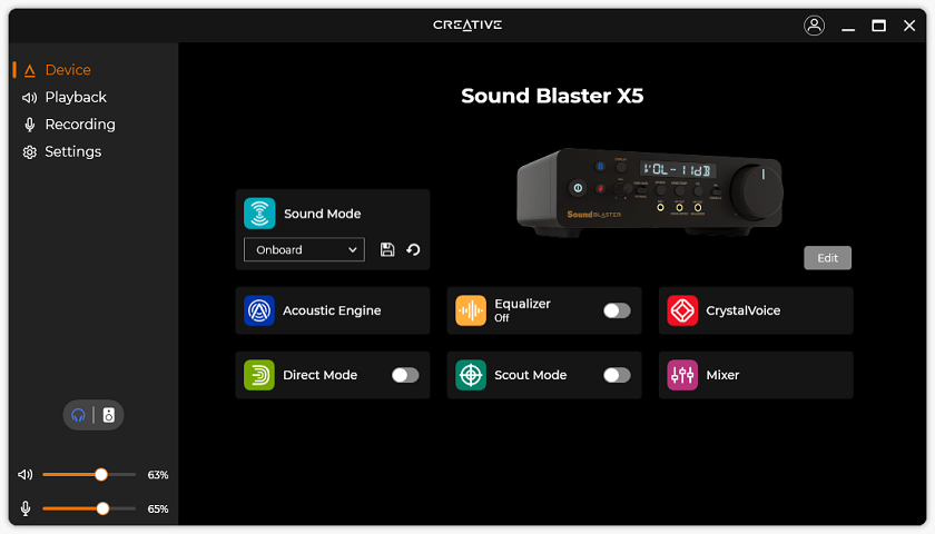 尾崎アナCreative soundblaster x5 アンプ