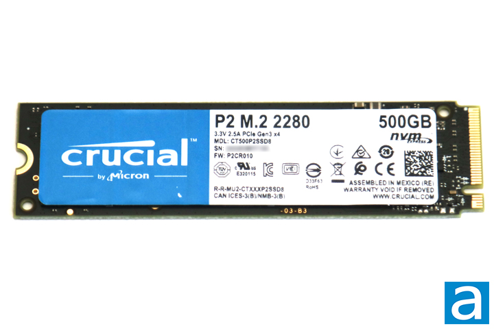 CT500P2SSD8 - Crucial P2 Series 500GB NAND PCI Express NVMe M.2 2280 Solid  State Drive