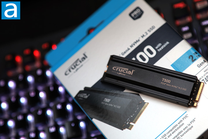 SSD Crucial T500 M.2 2 To PCI Express 4.0 TLC NVMe avec