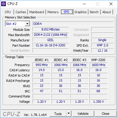 Gex416gb3200c16dc clearance