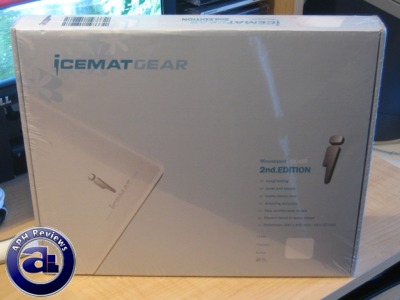 EXTREMELY RARE Icemat 2nd Edition GLASS Mousepad SteelSeries Black