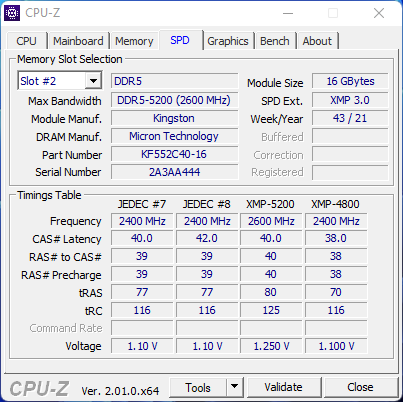 Kingston FURY Beast DDR5-5200 32GB Memory Review - Back2Gaming