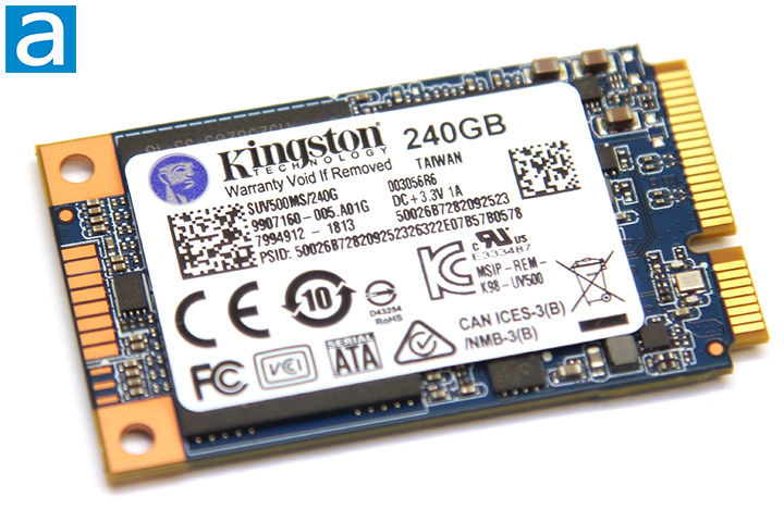 Kingston UV500 240GB (mSATA) Solid State Drive 