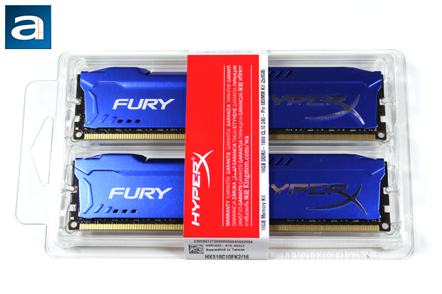 Kingston HyperX Fury Blue DDR3-1866 CL10 4Go : test 2024 et