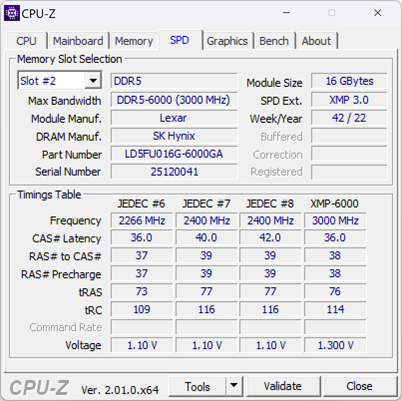 Lexar ARES RGB DDR5 32GB (2x16GB) 6000MHz Memory Review