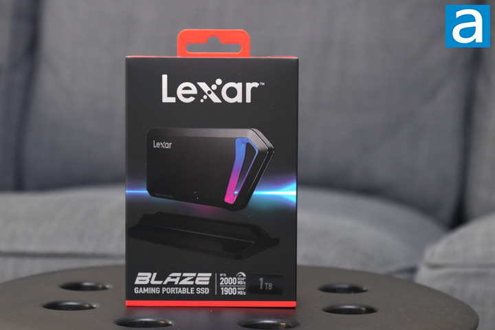 Lexar Blaze 1TB Portable External SSD USB 3.2 Gen 2x2, NVMe, 64GB USB-C  Flash