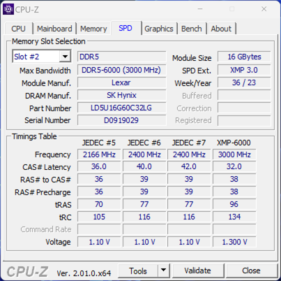 Lexar® THOR OC DDR5 Desktop Memory