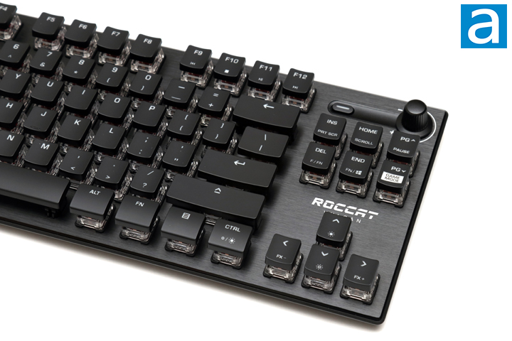 Roccat Vulcan TKL - Compact Mechanical RGB Gaming Keyboard, AIMO LED  Per-Key lighting, Titan Linear Switches, durable design (aluminum top  plate)