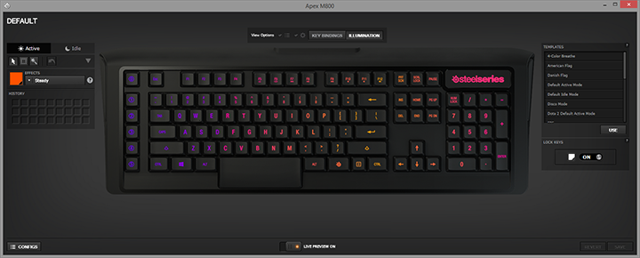 SteelSeries Apex M800 Gaming Keyboard Review — A Light Touch