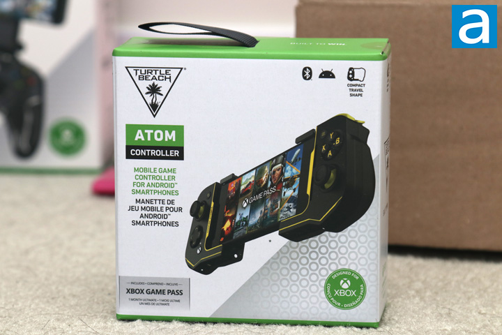  Turtle Beach Atom Mobile Game Controller with Bluetooth for Cloud  Gaming on Xbox Game Pass with Android Mobile Devices - Compact Shape &  Console Style Controls – Black/Yellow : Everything Else