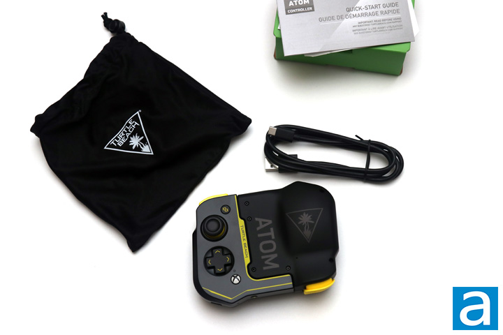  Turtle Beach Atom Mobile Game Controller with Bluetooth for Cloud  Gaming on Xbox Game Pass with Android Mobile Devices - Compact Shape &  Console Style Controls – Black/Yellow : Everything Else