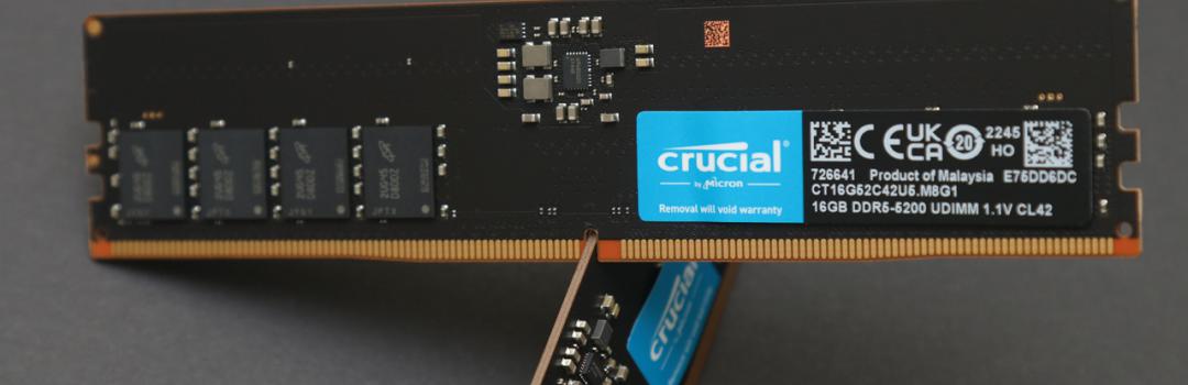 Crucial CT2K16G52C42U5 DDR5-5200 2x16GB Review