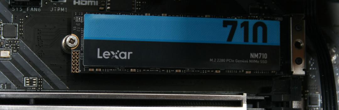 Lexar® NM710 M.2 2280 PCIe Gen4x4 NVMe SSD